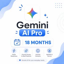 Gemini AI Pro 18 Months â top up online